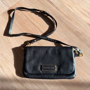 Marc By Marc Jacobs Black Percy Leather Crossbody